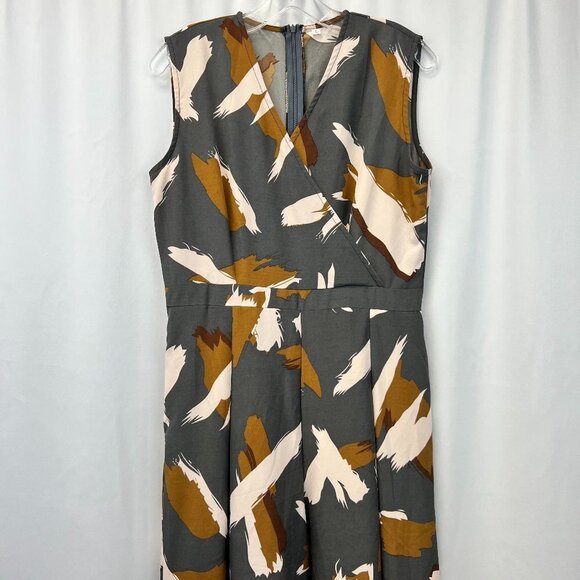 Shein Womens Multicolor Brush Print Sleeveless One-Piece Pantsuit Size Large - Picture 2 of 10